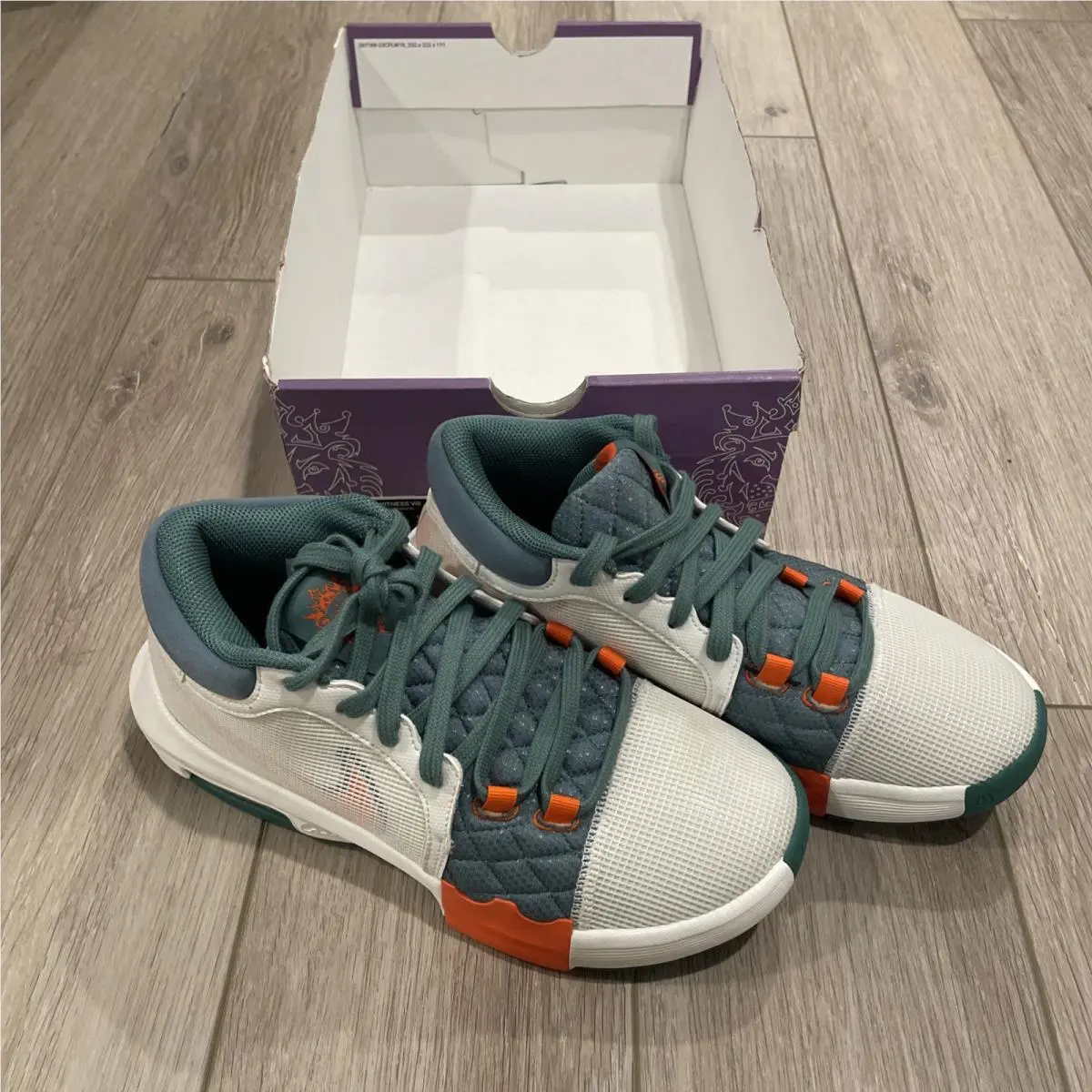 Nike Lebron Witness 8 Viii Basketball Shoes FB2239 101 Sail Orange Size 7 - Sail/Bicoastal/Campfire Orange/Safety Orange