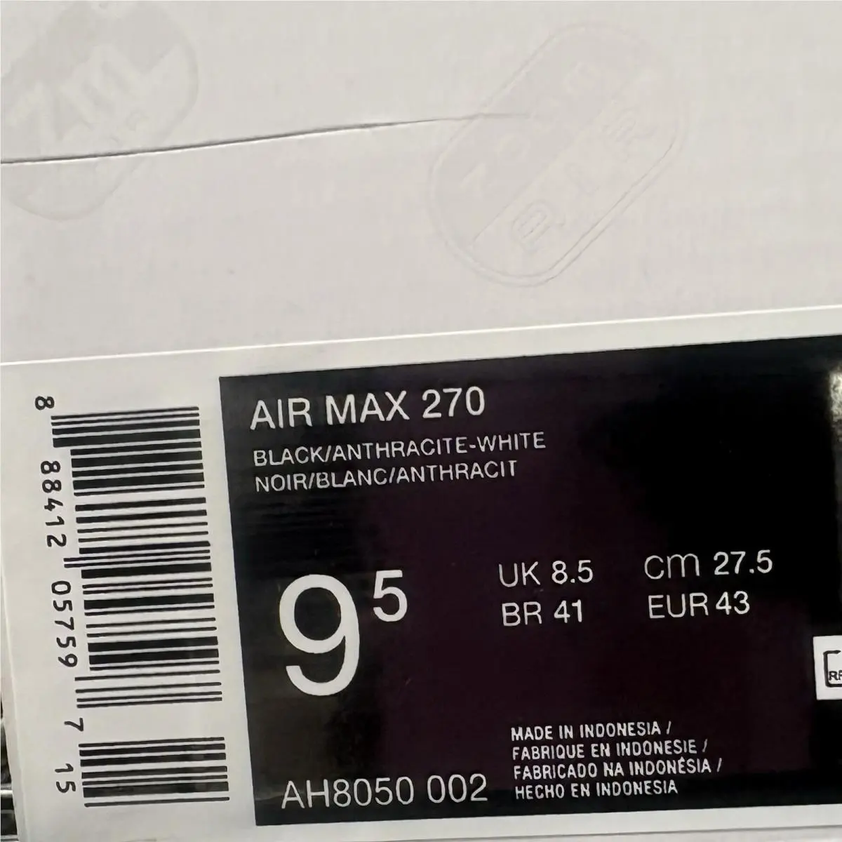 Nike shoes - Nike Air Max 270 - Air Max - AH8050-002 - Black 5