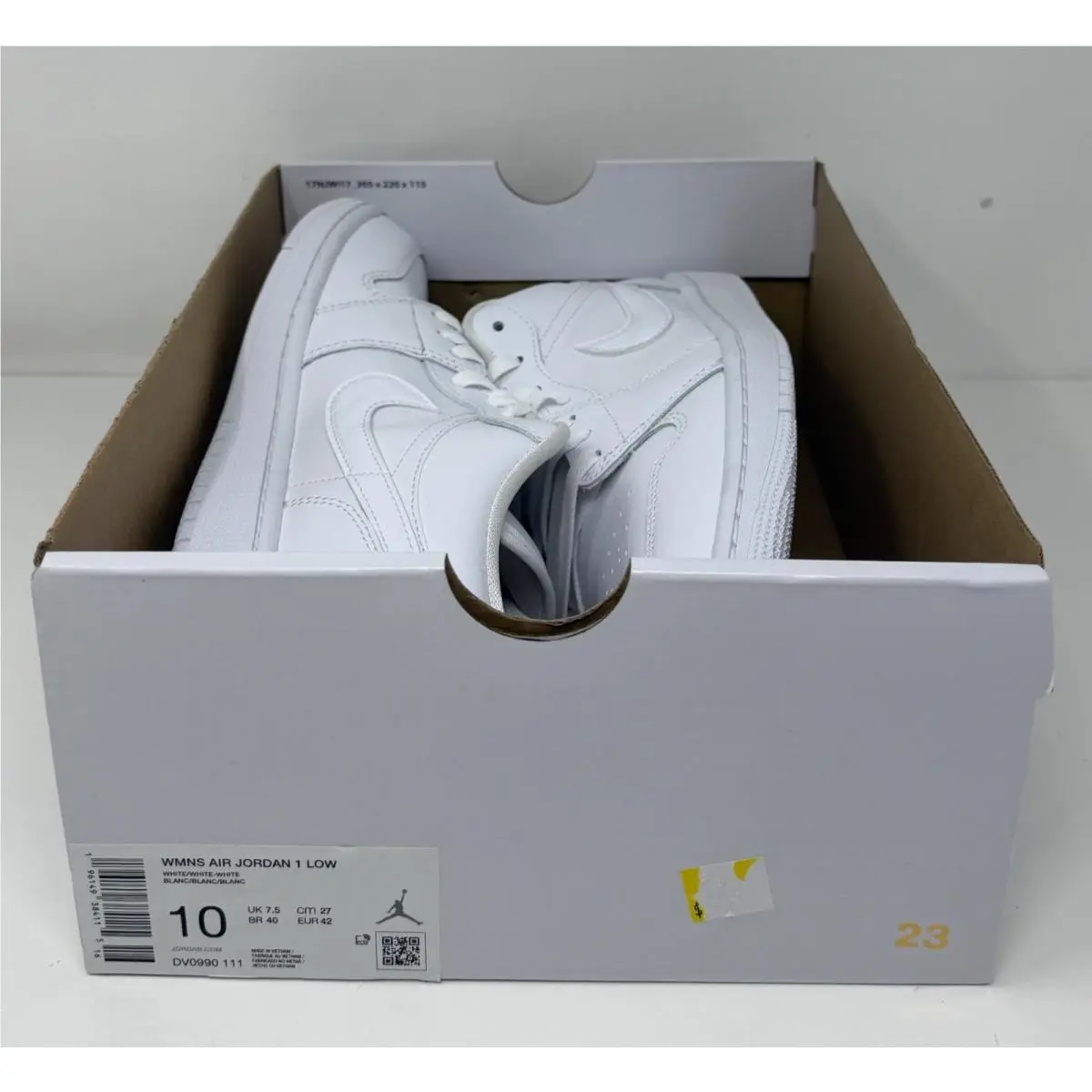 Nike shoes - Air Jordan 1 - Air - DV0990-111 - White (UPC: 196149384115) 3