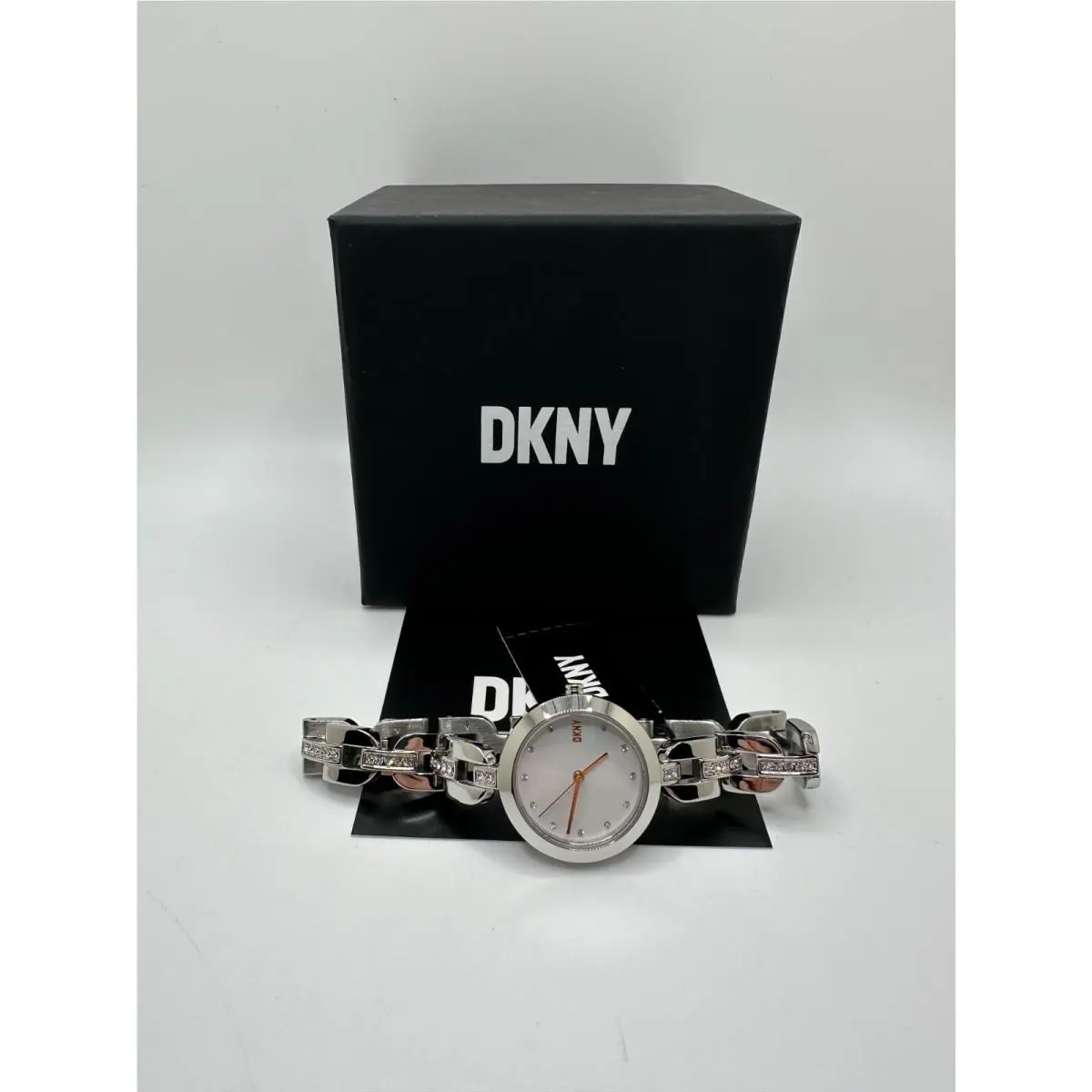 Dkny City Link NY6674 Womens Silver Tone Stainless Steel Analog Wristwatch