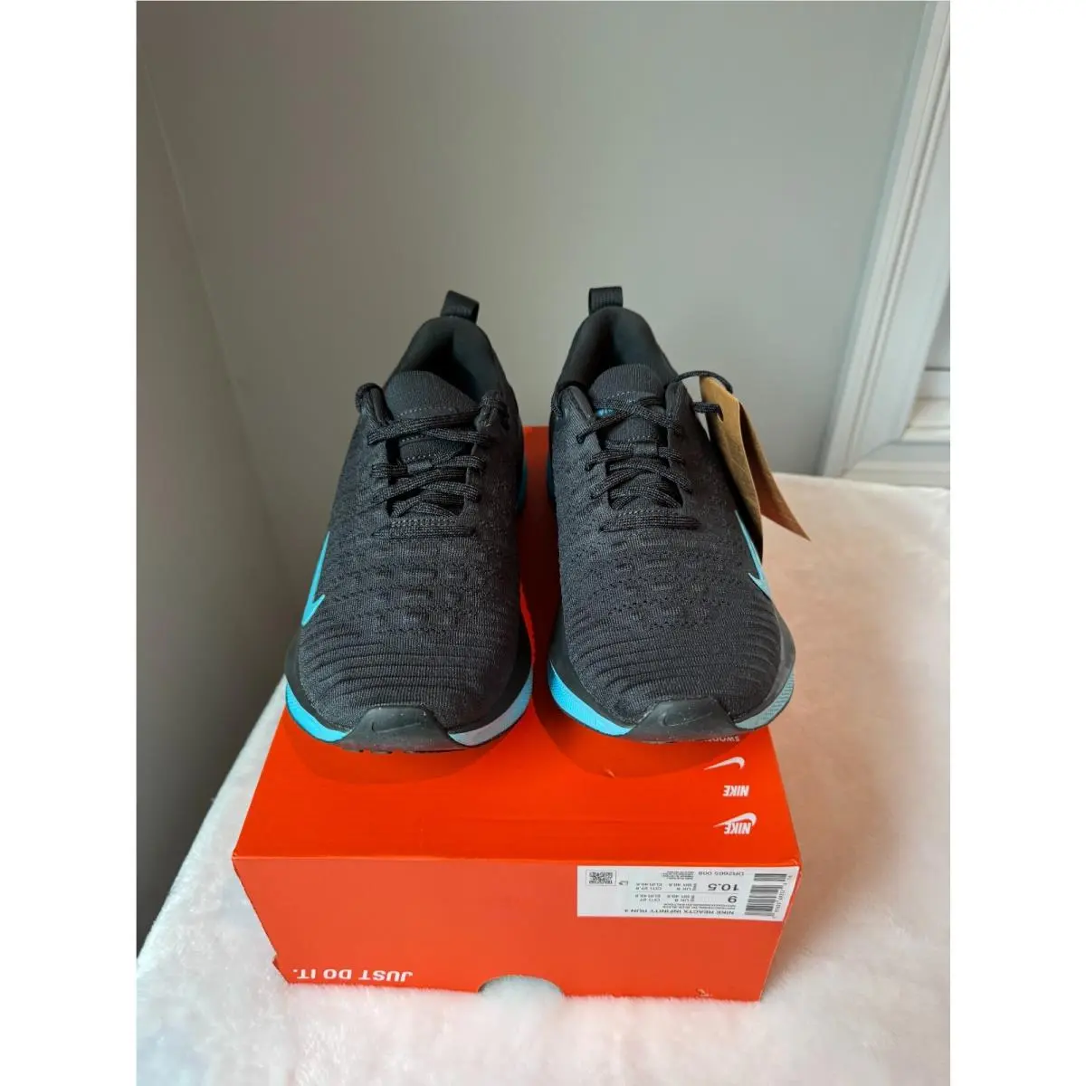 Nike shoes - Nike ReactX Infinity Run - ReactX Infinity Run - DR2665-008 - Anthracite/Baltic Blue (UPC: 197600693524) 9