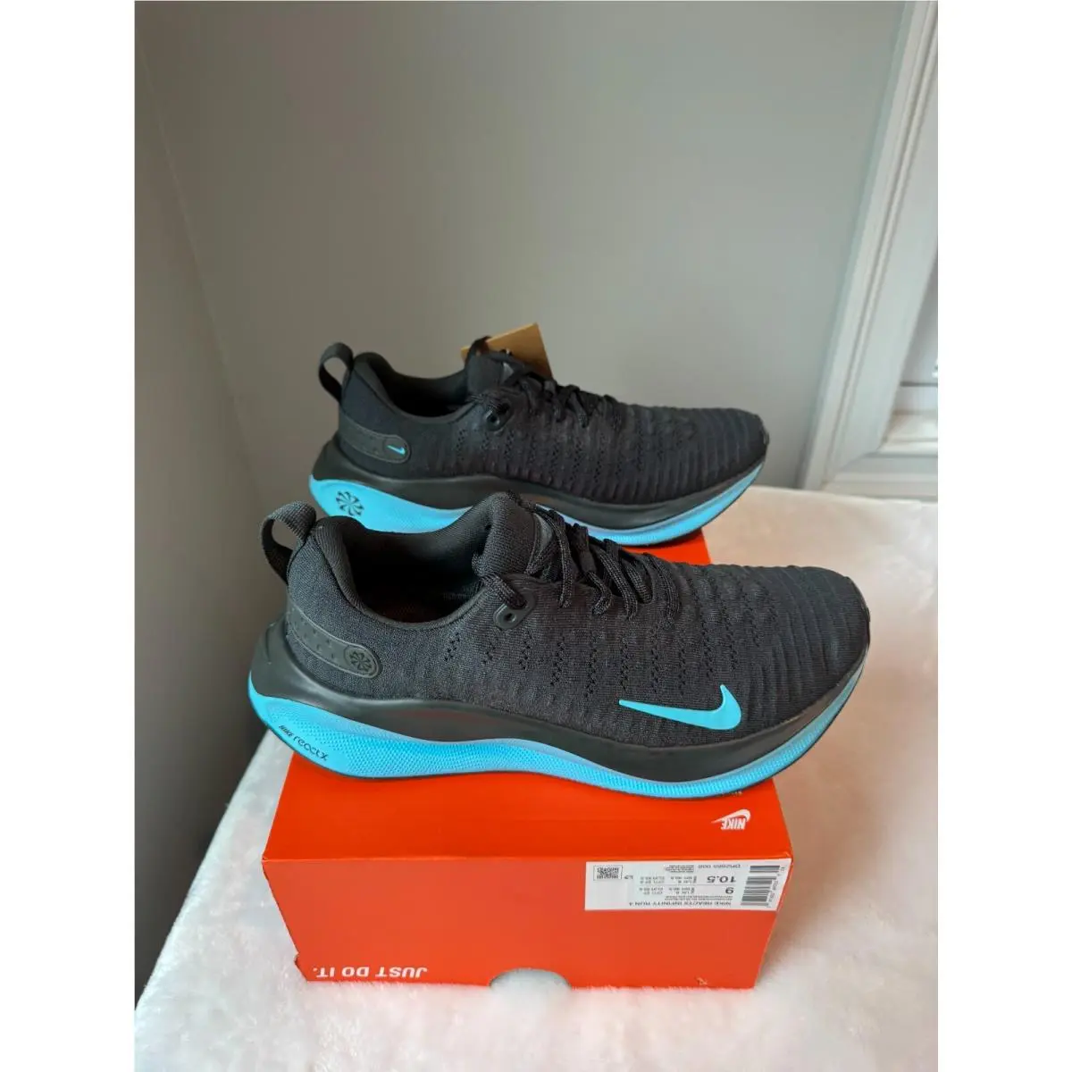 Nike shoes - Nike ReactX Infinity Run - ReactX Infinity Run - DR2665-008 - Anthracite/Baltic Blue (UPC: 197600693524) 10