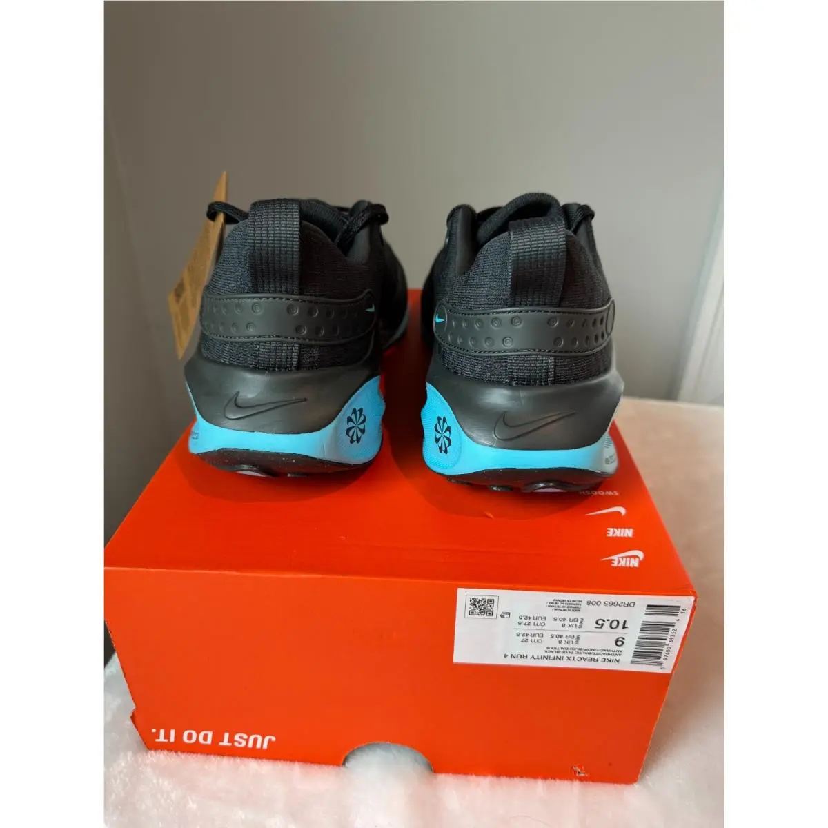 Nike shoes - Nike ReactX Infinity Run - ReactX Infinity Run - DR2665-008 - Anthracite/Baltic Blue (UPC: 197600693524) 11