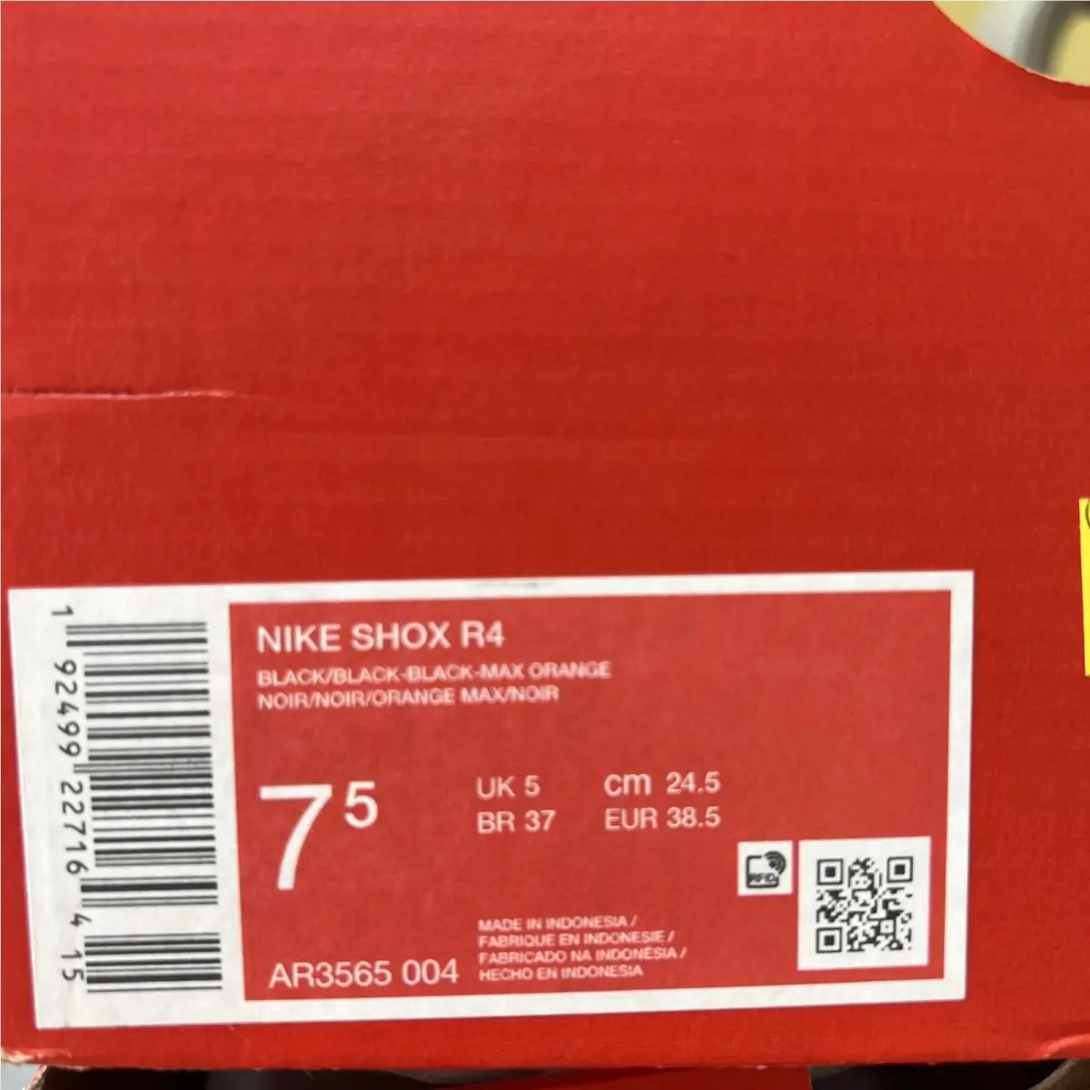 Nike shoes - Nike Shox R4 - Shox - AR3565-004 - Black 4