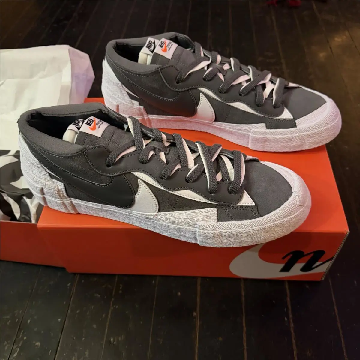Nike shoes - Nike Sacai Blazer - Sacai Blazer - DJ0955-468 - Multi-Color 1