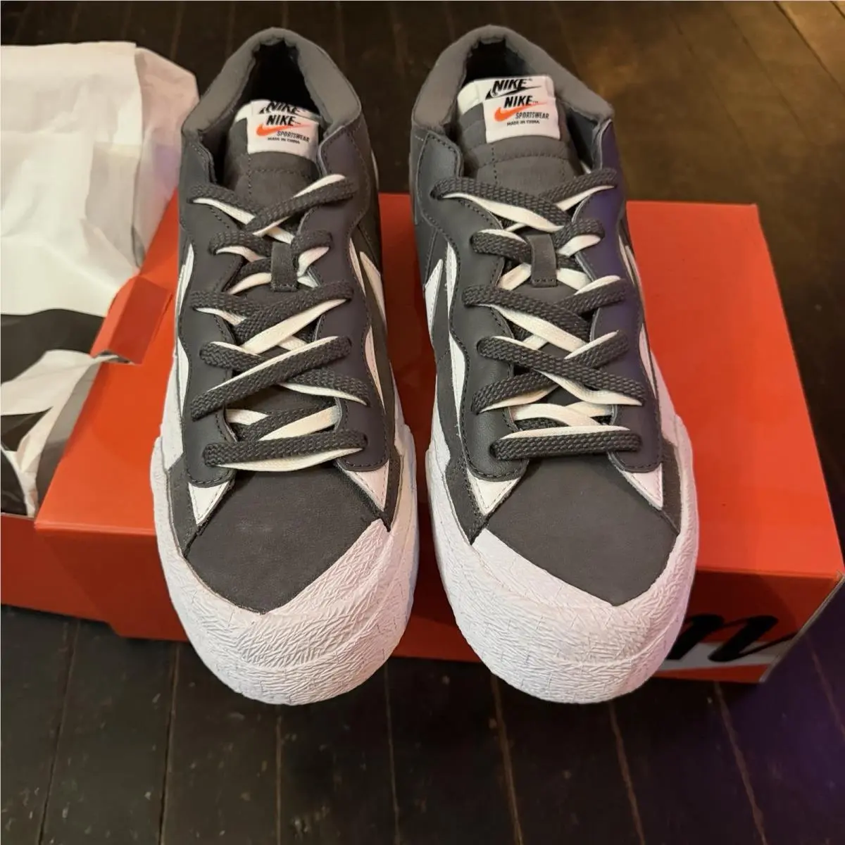 Nike shoes - Nike Sacai Blazer - Sacai Blazer - DJ0955-468 - Multi-Color 2