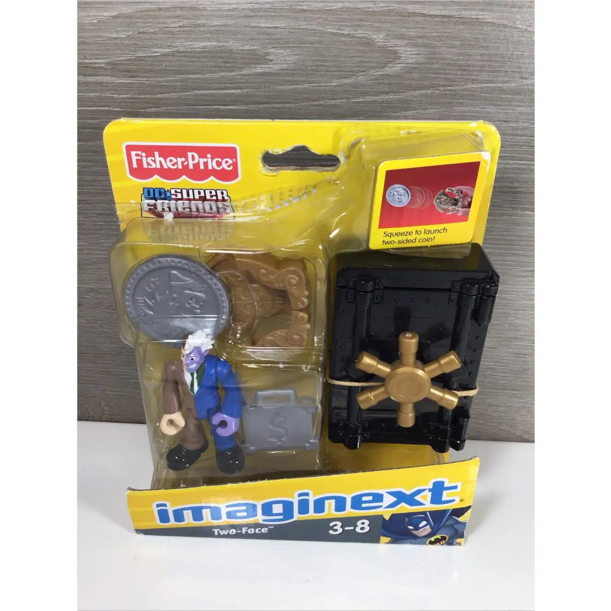 Imaginext DC Super Friends Two-face Safe. Nip Vhtf