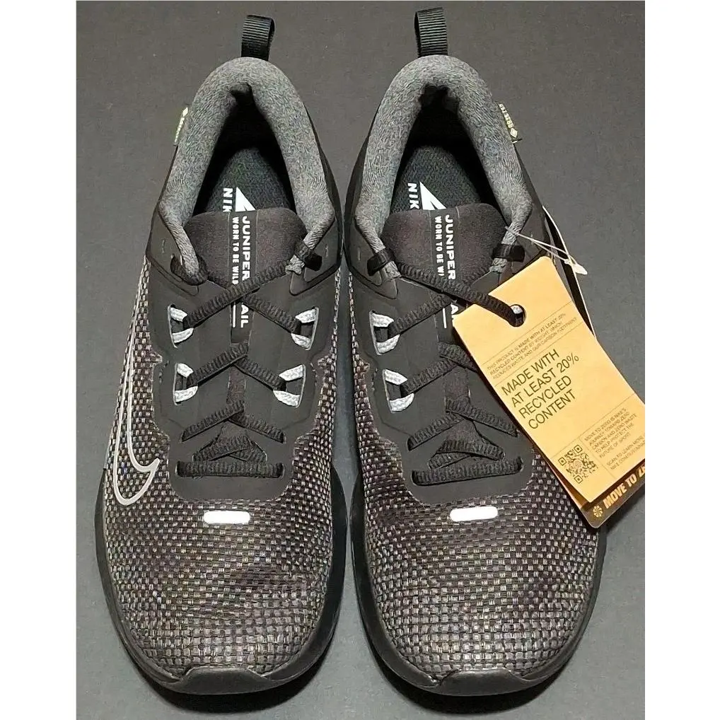 Nike Juniper Trail 2 Gtx Gore-tex Black HM9734-001 Mens Size 9.5 Womens 11