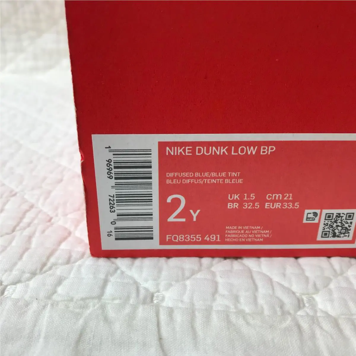 Nike shoes - Nike Dunk Low (PS) - Dunk Low - FQ8355-491 - Diffused blue/Blue Tint 10