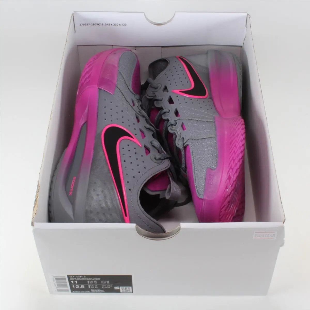 Nike shoes - Nike Air Zoom GT Cut - Dv2913-006 - Gray 10