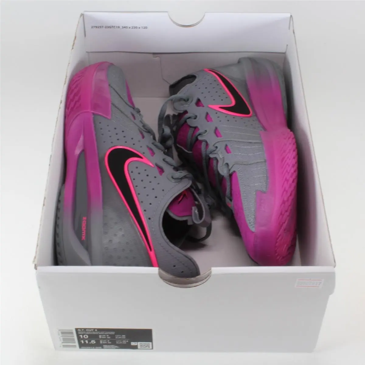 Nike shoes - Nike Air Zoom GT Cut - Dv2913-006 - Gray 10