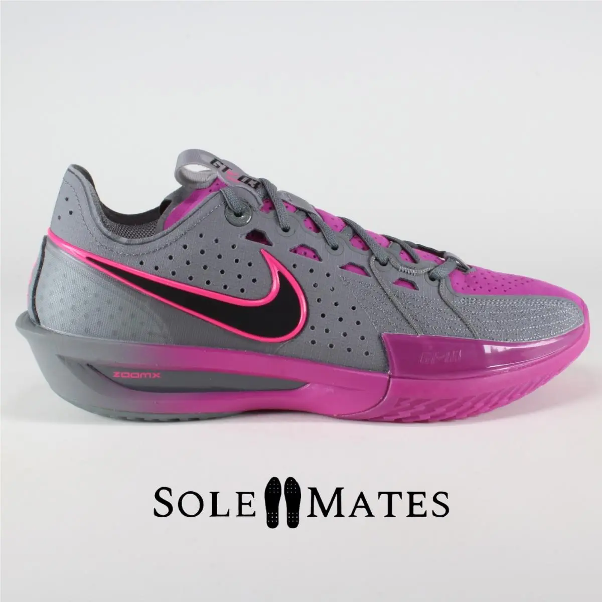 Nike G.t. Cut 3 `smoke Grey Hot Fuchsia Purple` DV2913-006 Men`s Size 9 Shoes