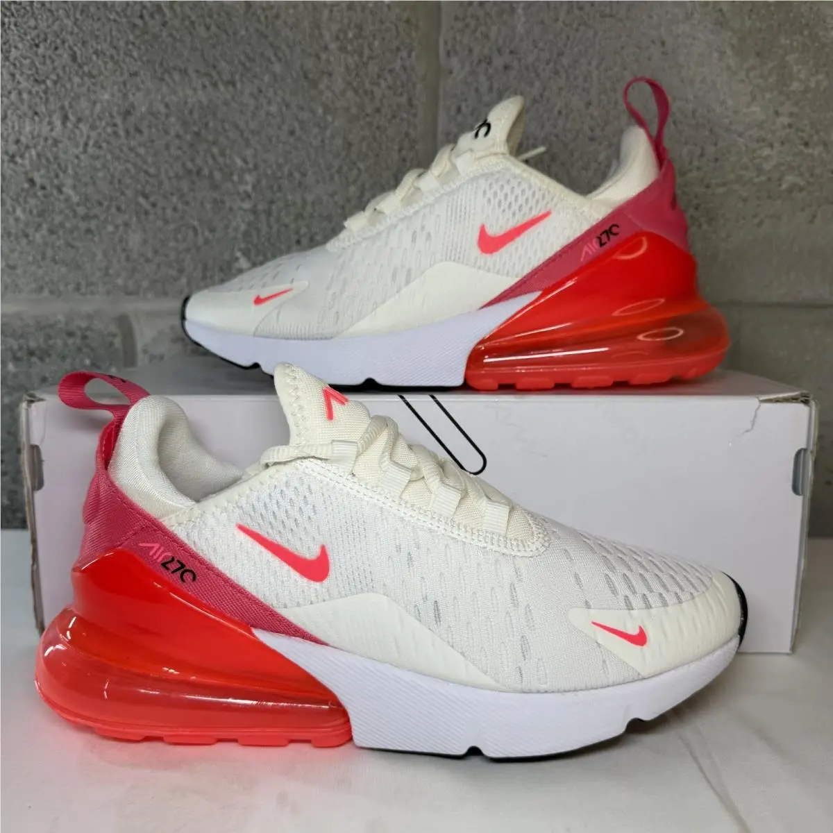 Nike shoes - Nike Air Max 270 - Air Max - AH6789-122 - Sail/Hot Punch-Aster Pink 0