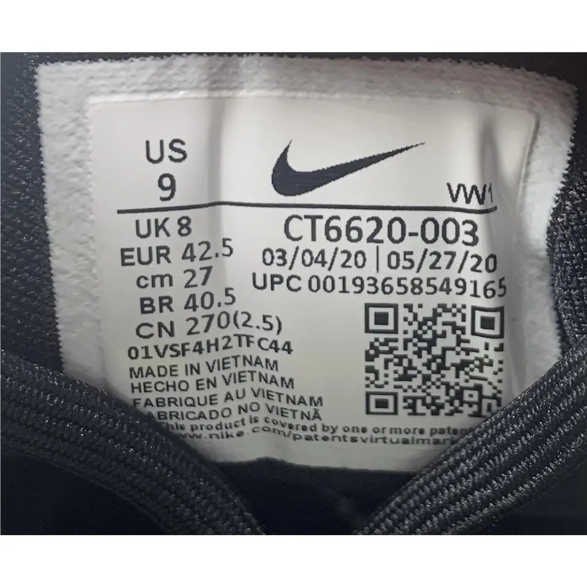 Nike shoes - React Infinity Pro - React Infinity Pro - CT6620-003 - Black White 10