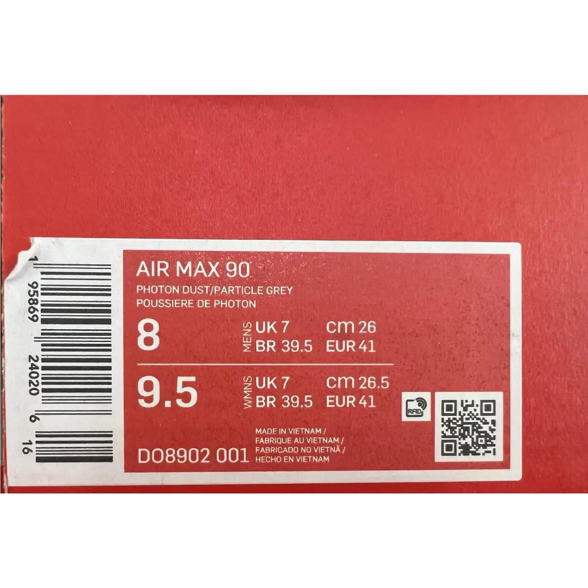 Nike shoes - Nike Air Max 90 - Air Max - DO8902-001 - Photon Dust/Particle Grey 10