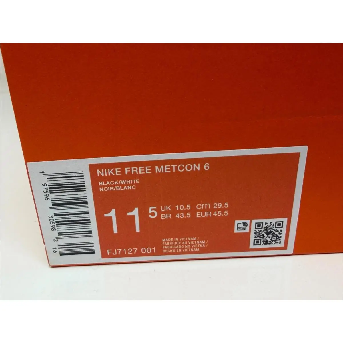 Nike shoes - Nike Free Metcon - Free Metcon - FJ7127-001 - Black (UPC: 197596305982) 5