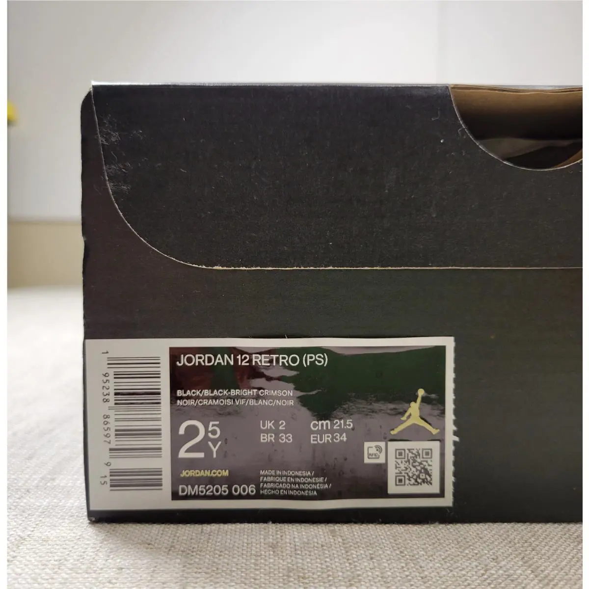 Nike shoes - Air Jordan 12 - Air - DM5205-006 - Black Red Gray 9