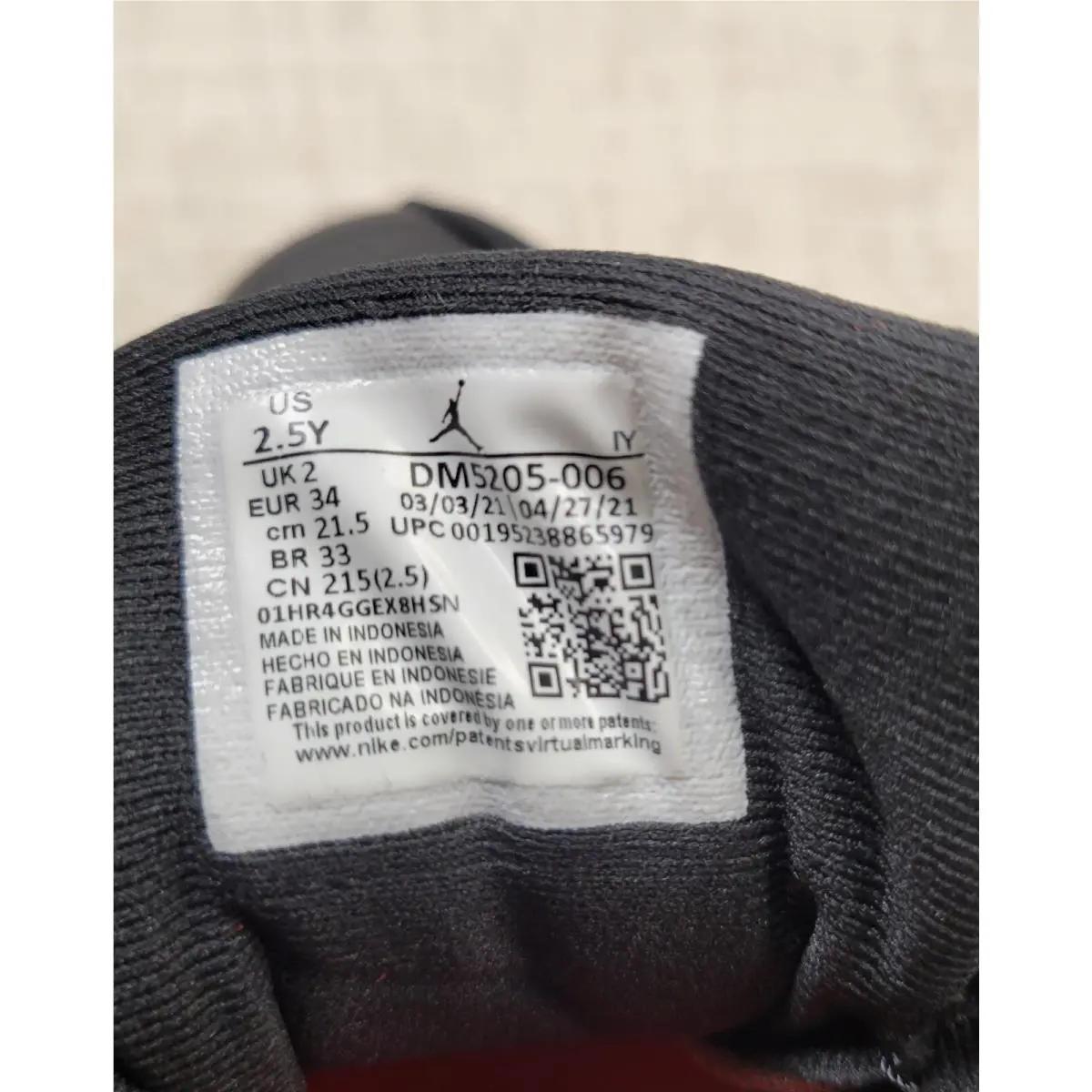 Nike shoes - Air Jordan 12 - Air - DM5205-006 - Black Red Gray 8