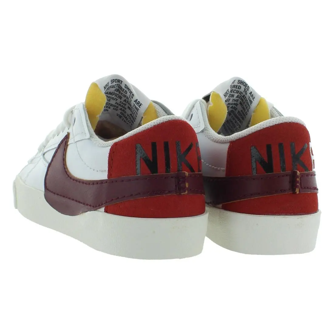 Nike shoes - Nike Blazer - Blazer - DQ1470-104 - White, Full: White/Dark Beetroot/Cinnabar (UPC: 196149225234) 1