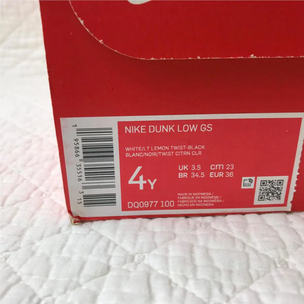Nike shoes - Nike Dunk Low GS - Dunk Low - DQ0977-100 - Multicolor 10