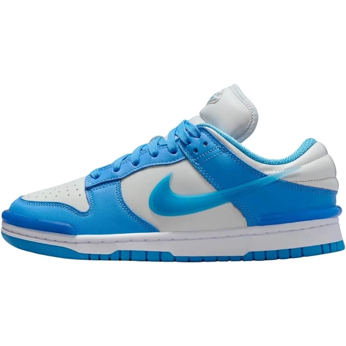 Women`s Nike Dunk Low Twist Photon Dust/university Blue DZ2794 002 - 6.5