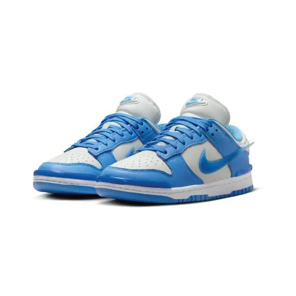 Nike Dunk Low Twist University Blue Women`s Shoes Size 11.5 - PHOTON DUST/UNIVERSITY BLUE-WHITE