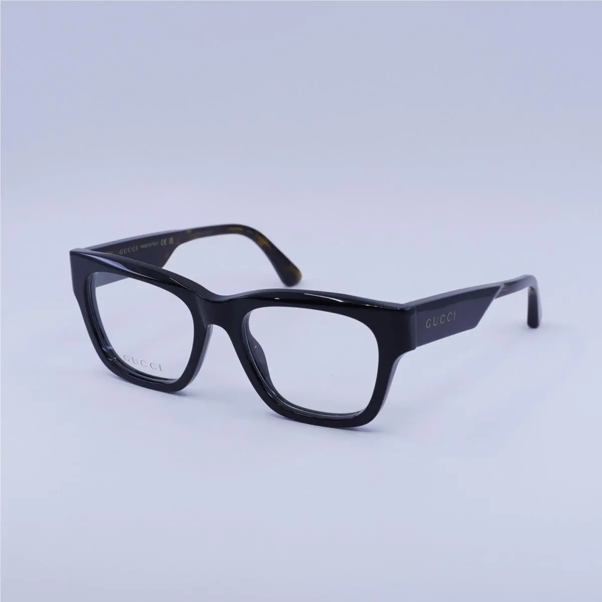 Gucci GG1669O 005 Black/havana 52mm Eyeglasses
