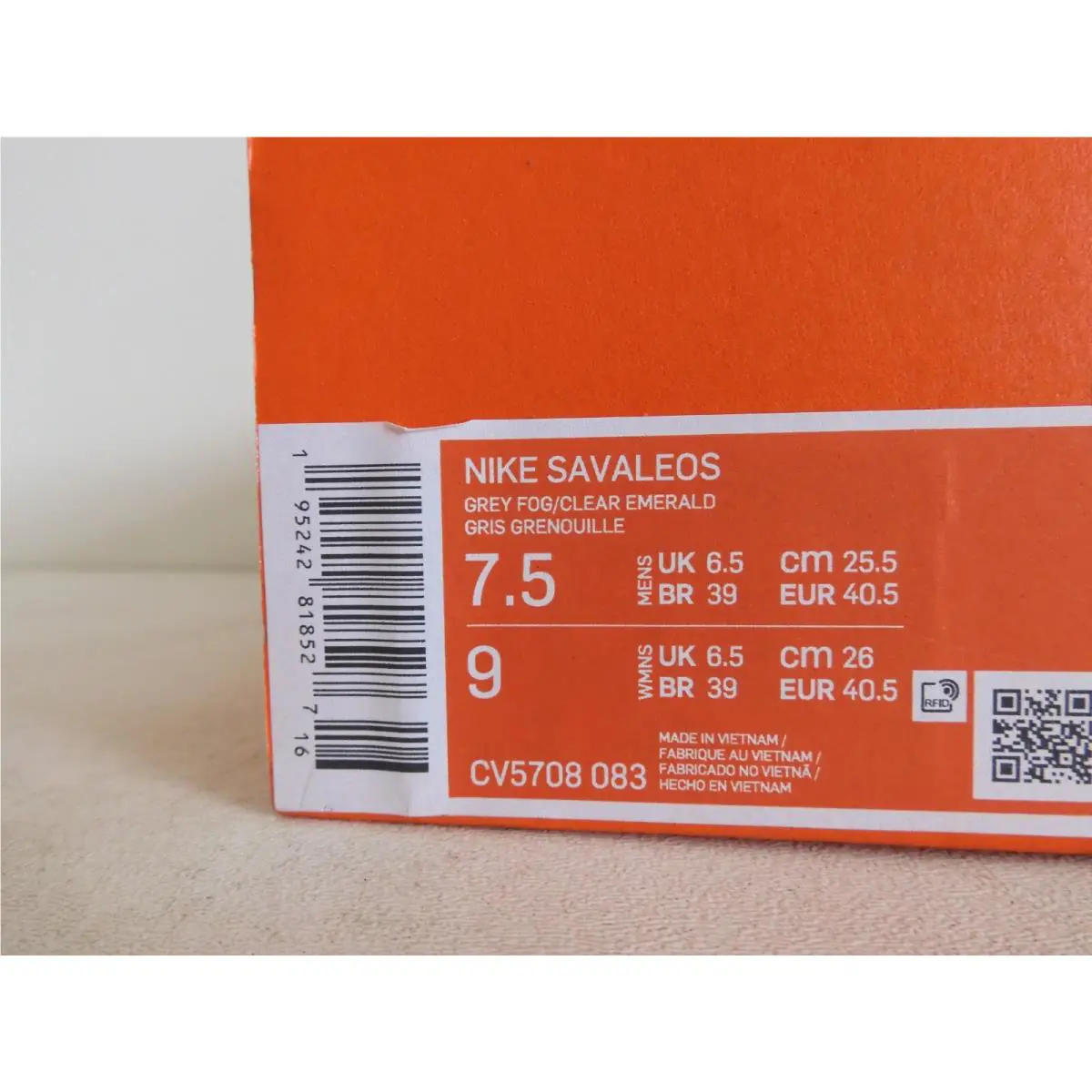 Nike shoes - Nike Savaleos - Savaleos - CV5708-083 - Gray (UPC: 195242818640) 3