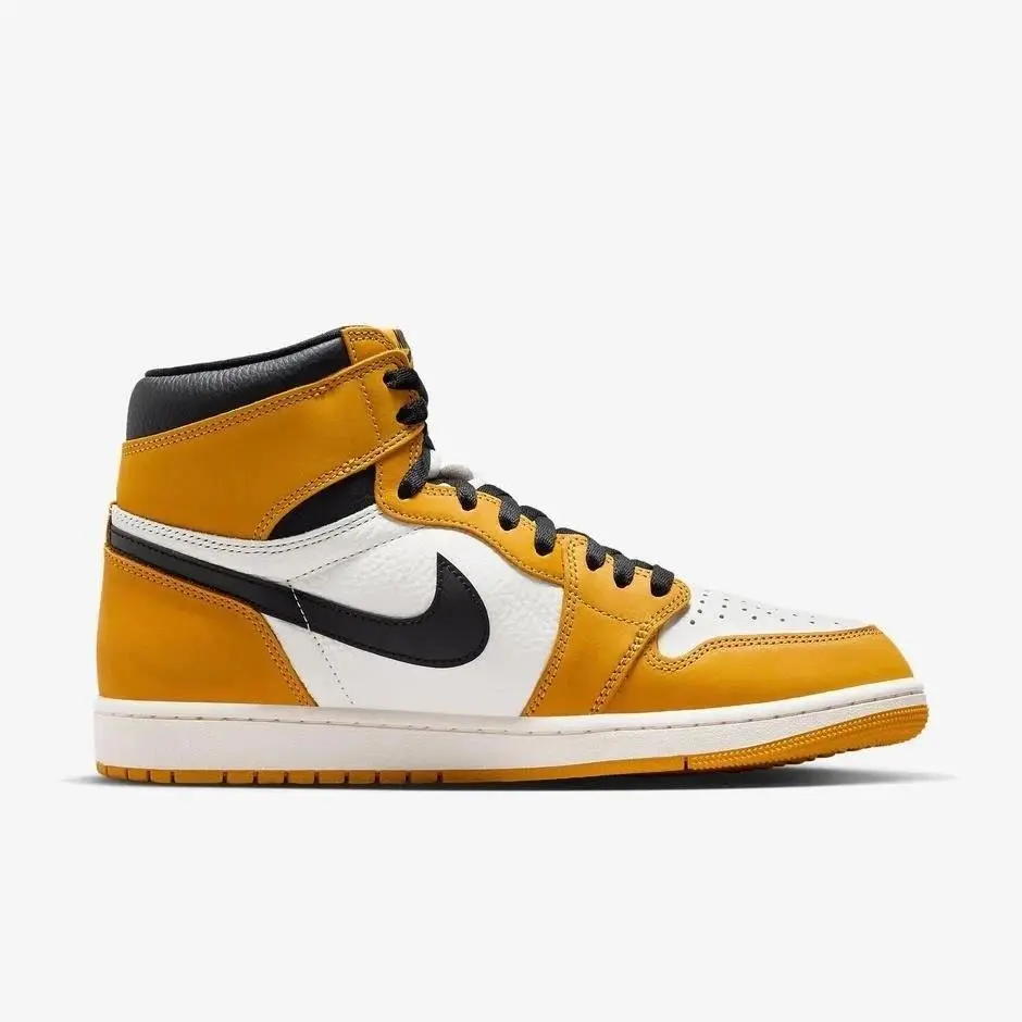 Nike shoes - Nike Air Jordan 1 Retro High OG GS - FD1437-701 - Yellow (UPC: 196975678419) 1
