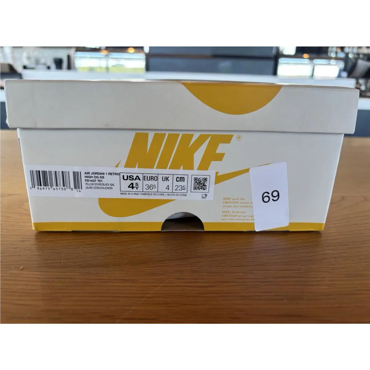 Nike shoes - Nike Air Jordan 1 - Air - FD1437-701 - Yellow 8