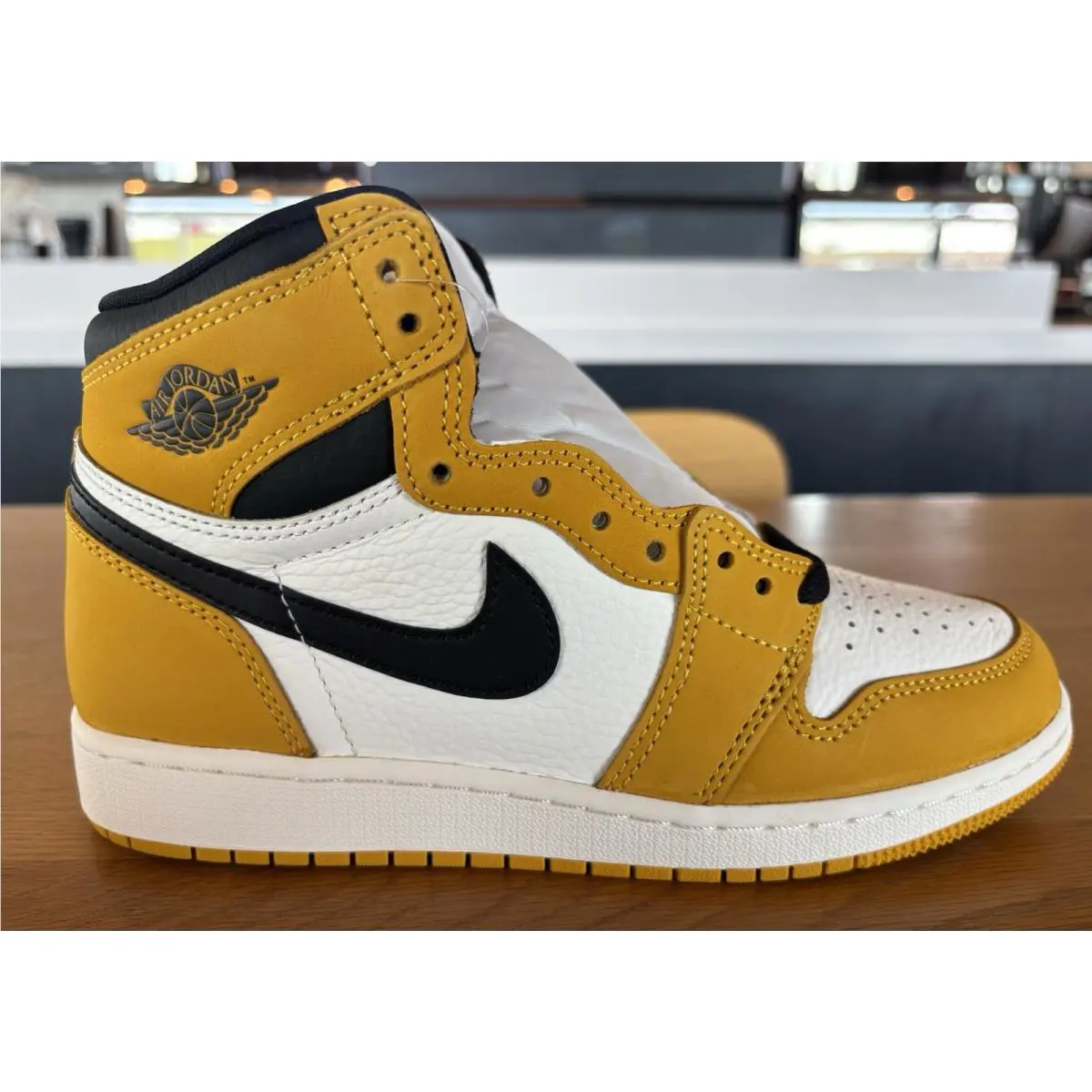 Nike shoes - Nike Air Jordan 1 - Air - FD1437-701 - Yellow 3
