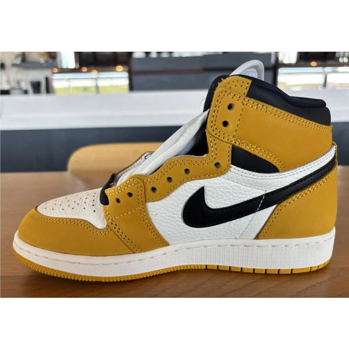 Nike shoes - Nike Air Jordan 1 - Air - FD1437-701 - Yellow 4