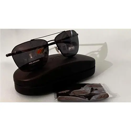 Hugo Boss Italy 1103/F/S 807M9 Aviator Black Frame Sunglasses 1