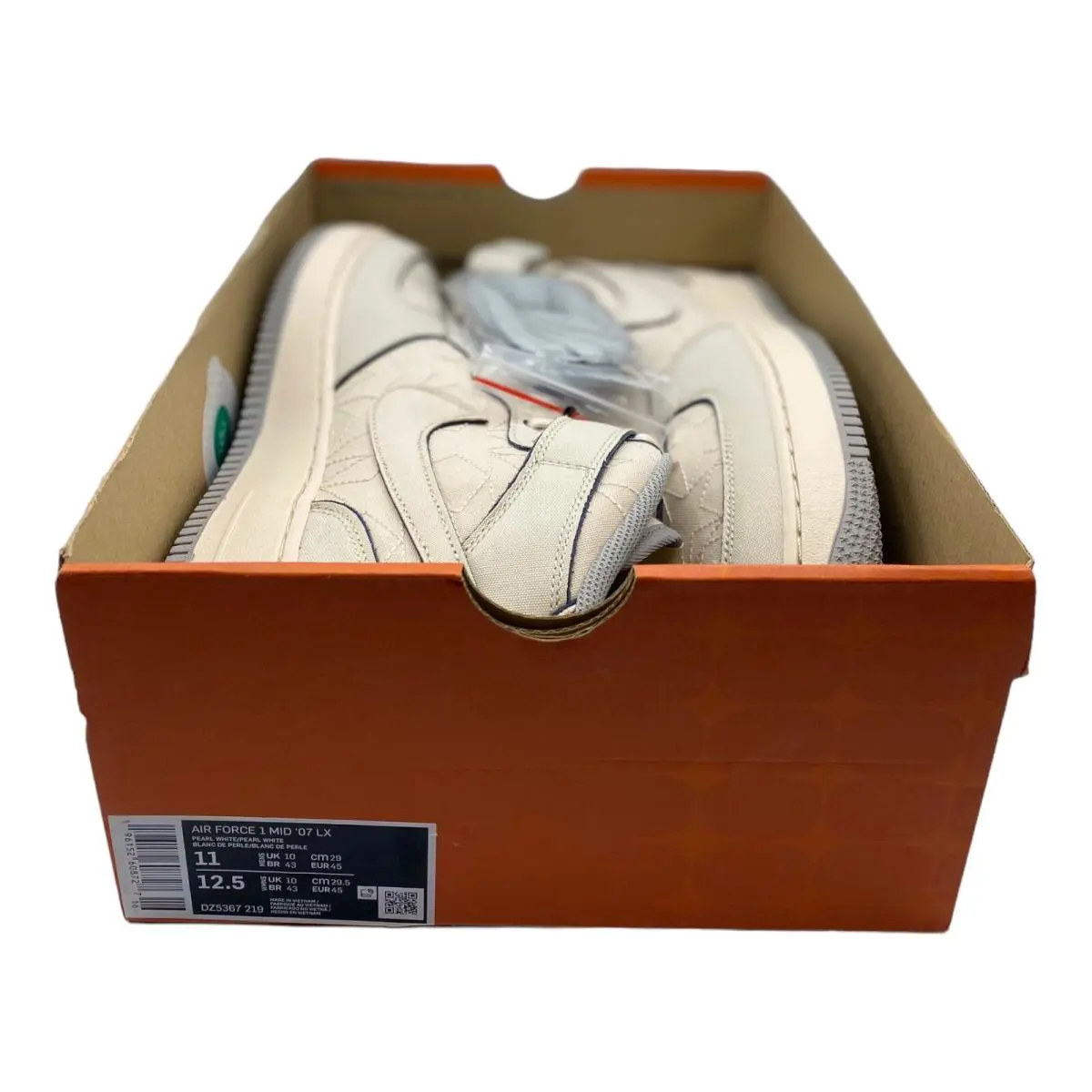 Nike shoes - Nike Air Force 1 Mid - DZ5367-219 - Pearl White/Pearl White-Medium Grey 5