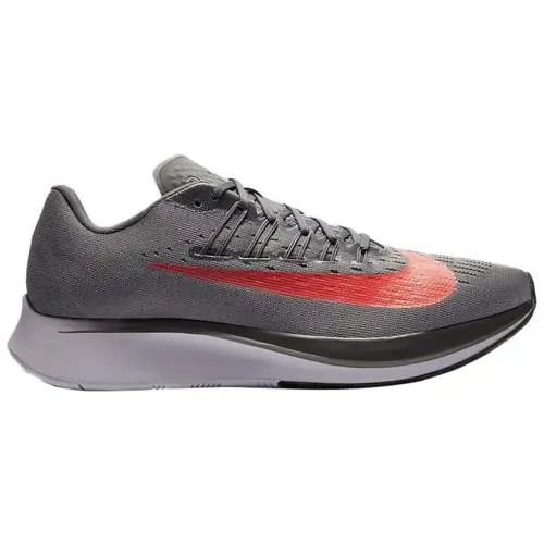 Zoom Fly Gunsmoke Gunsmoke Grey Bright Crimson 880848-004 Men`s Size 7.5 by Nike
