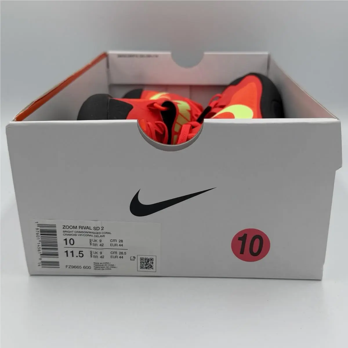 Nike shoes - Nike Zoom Rival SD 2 - FZ9665-600 - Red 11