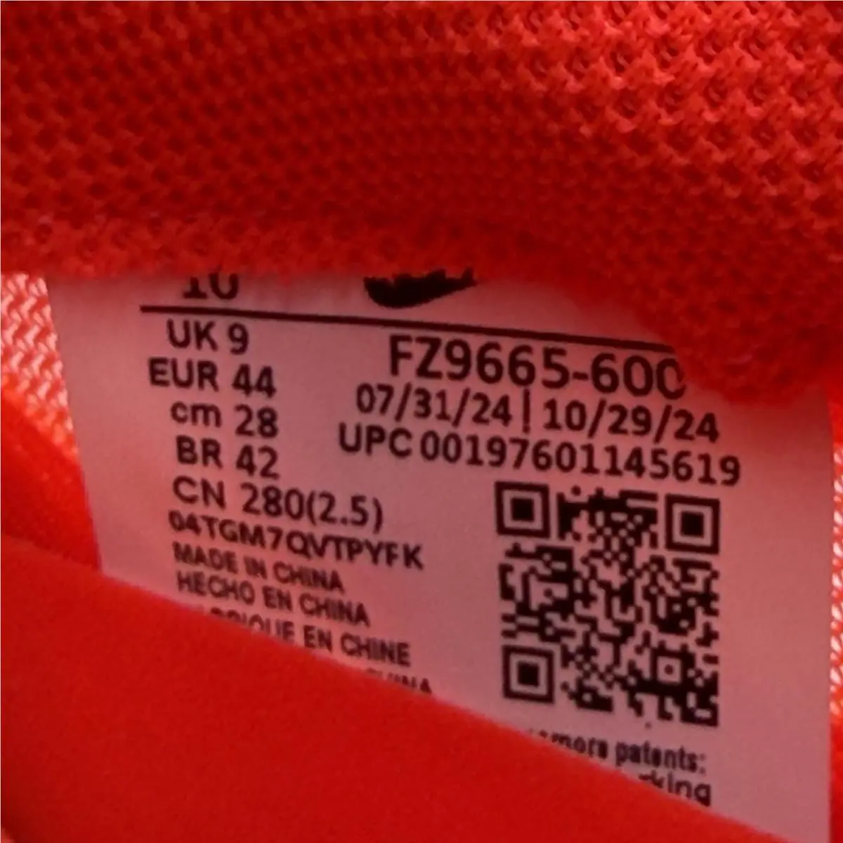 Nike shoes - Nike Zoom Rival SD 2 - FZ9665-600 - Red 10