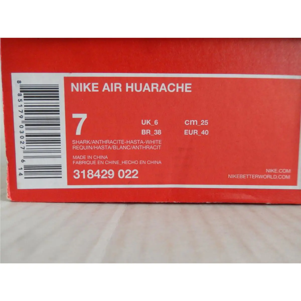 Nike shoes - Nike Air Huarache - Air Huarache - 318429-022 - Grey (UPC: 885179030276) 3