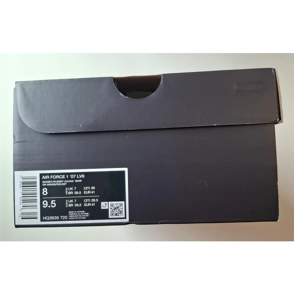 Nike shoes - Nike Air Force 1 `07 LV8 - HQ3639-720 - Sunset/Russet-Cacao WOW 19