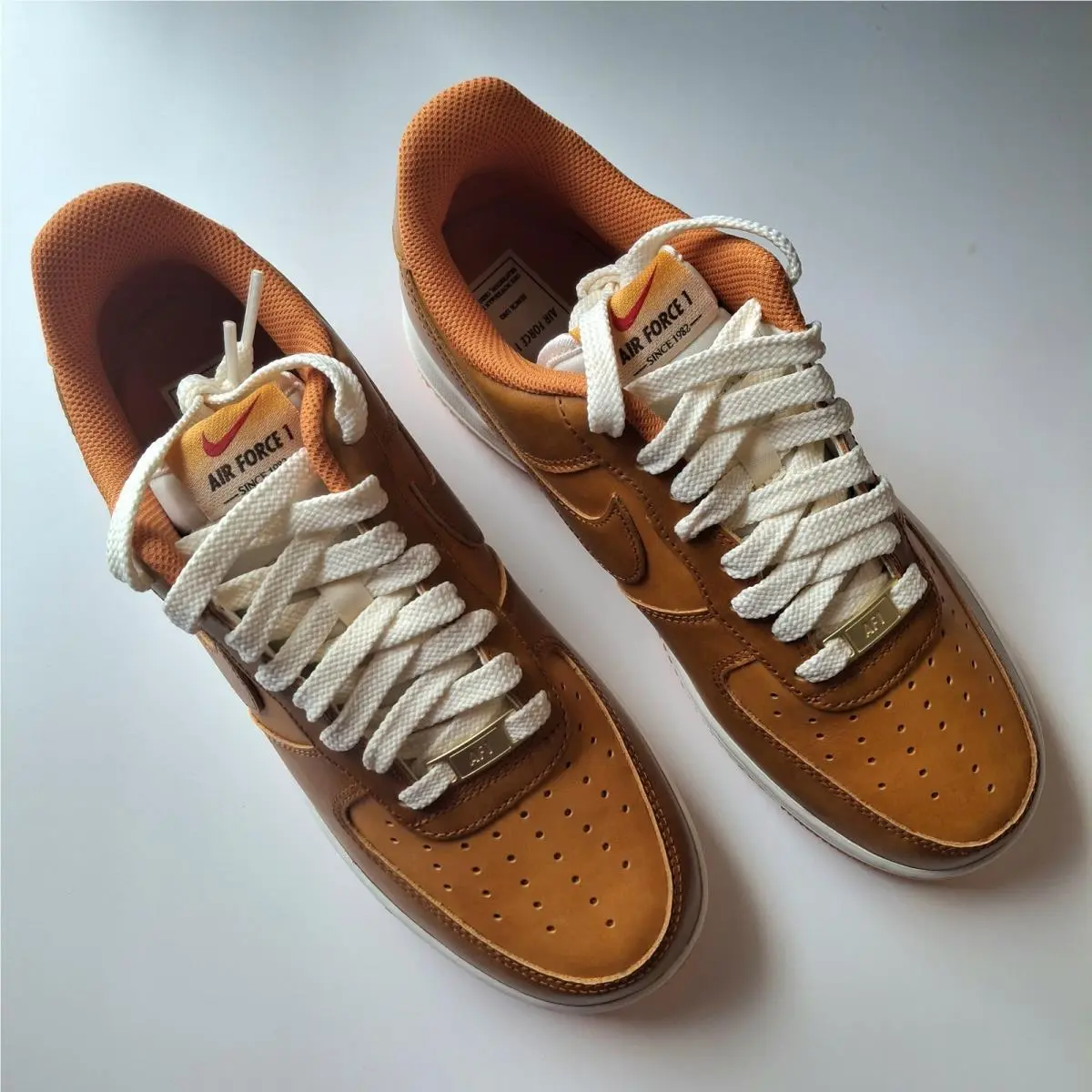Nike shoes - Nike Air Force 1 `07 LV8 - HQ3639-720 - Sunset/Russet-Cacao WOW 10