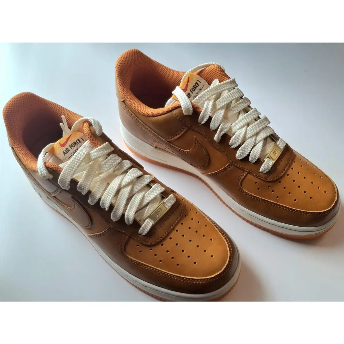 Nike shoes - Nike Air Force 1 `07 LV8 - HQ3639-720 - Sunset/Russet-Cacao WOW 12