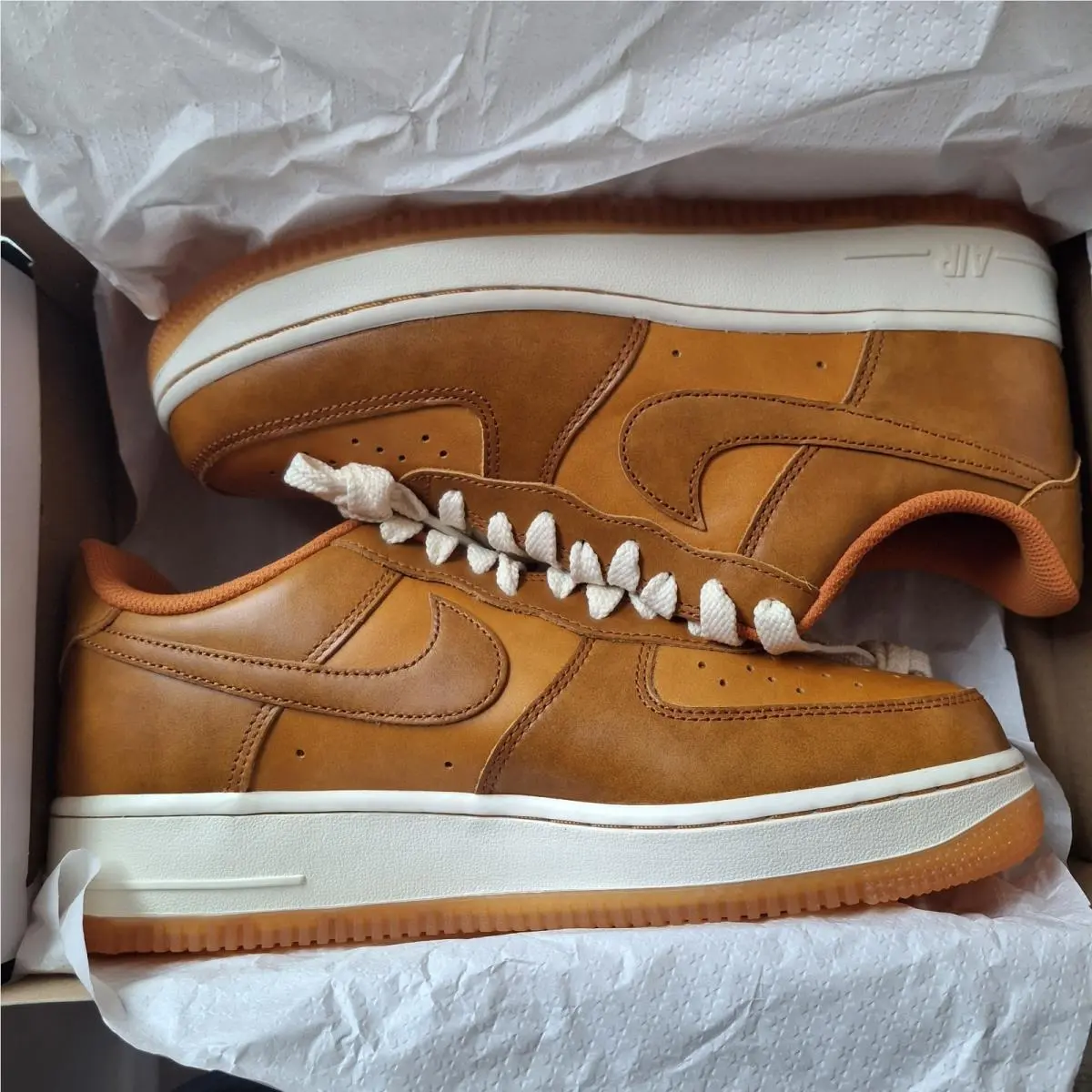 Nike shoes - Nike Air Force 1 `07 LV8 - HQ3639-720 - Sunset/Russet-Cacao WOW 16
