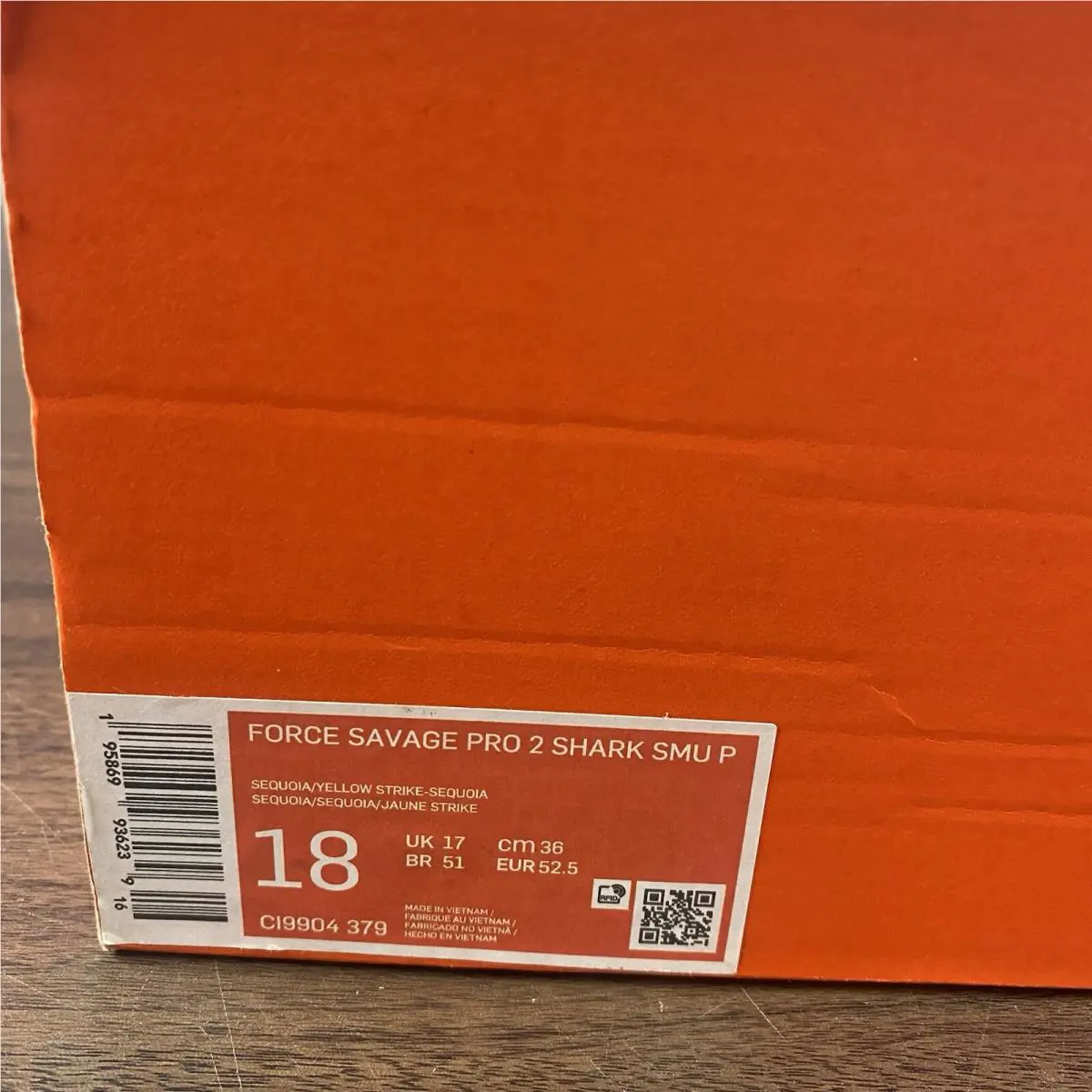 Nike shoes - Nike Force Savage - Force Savage - Ci9904 379 - Sequioa 9