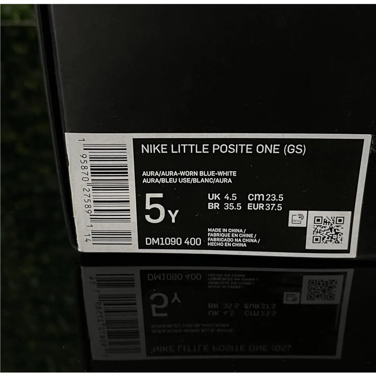 Nike shoes - Nike Little Posite - Little Posite - DM1090-400 - Aura/Worn Blue/White (UPC: 0195870275891) 8