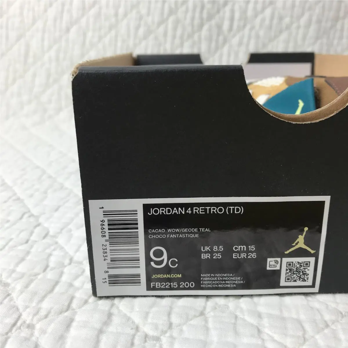 Nike shoes - Air Jordan 4 - Air - FB2215-200 - Cacao Wow/Geode Teal 9