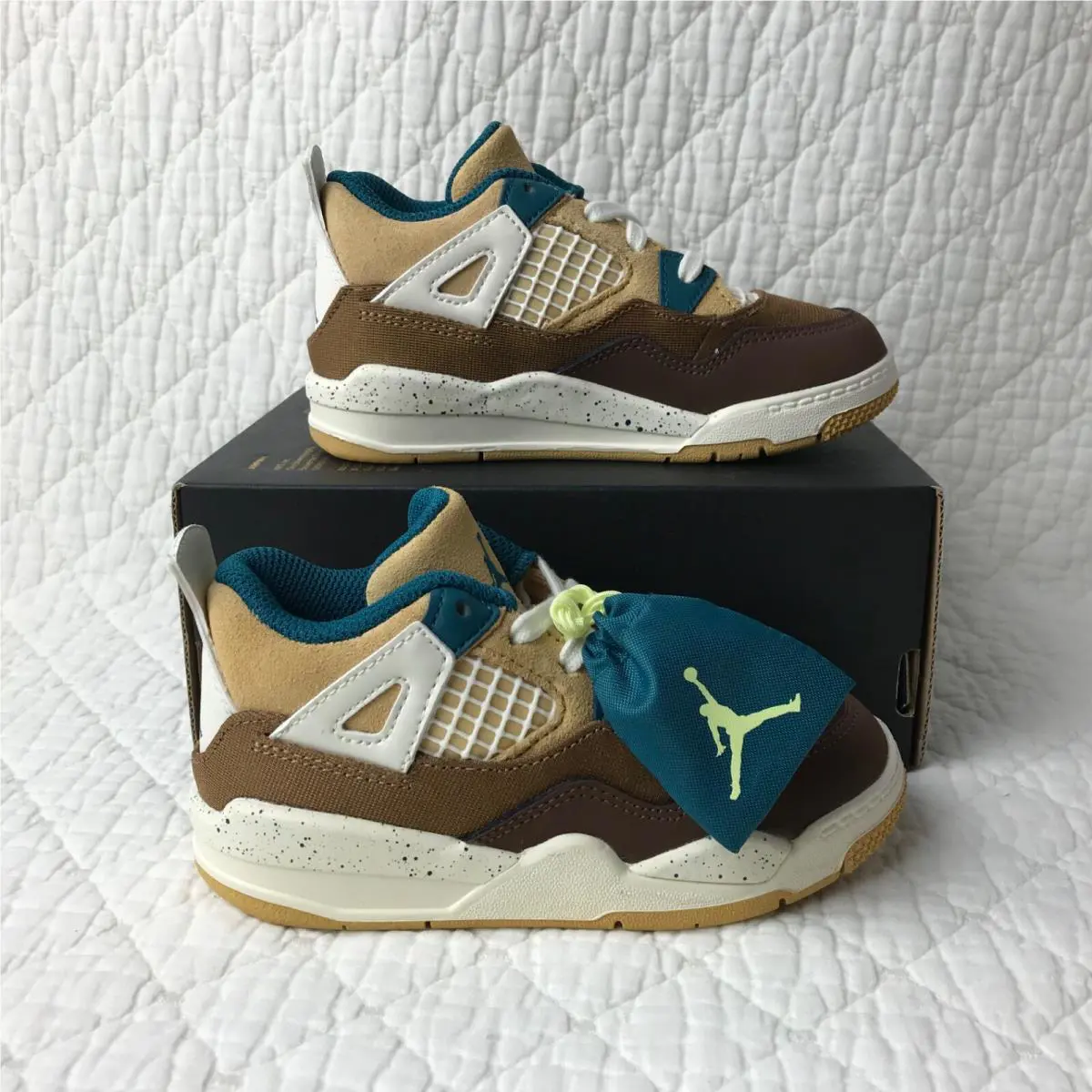 Nike shoes - Air Jordan 4 - Air - FB2215-200 - Cacao Wow/Geode Teal 0
