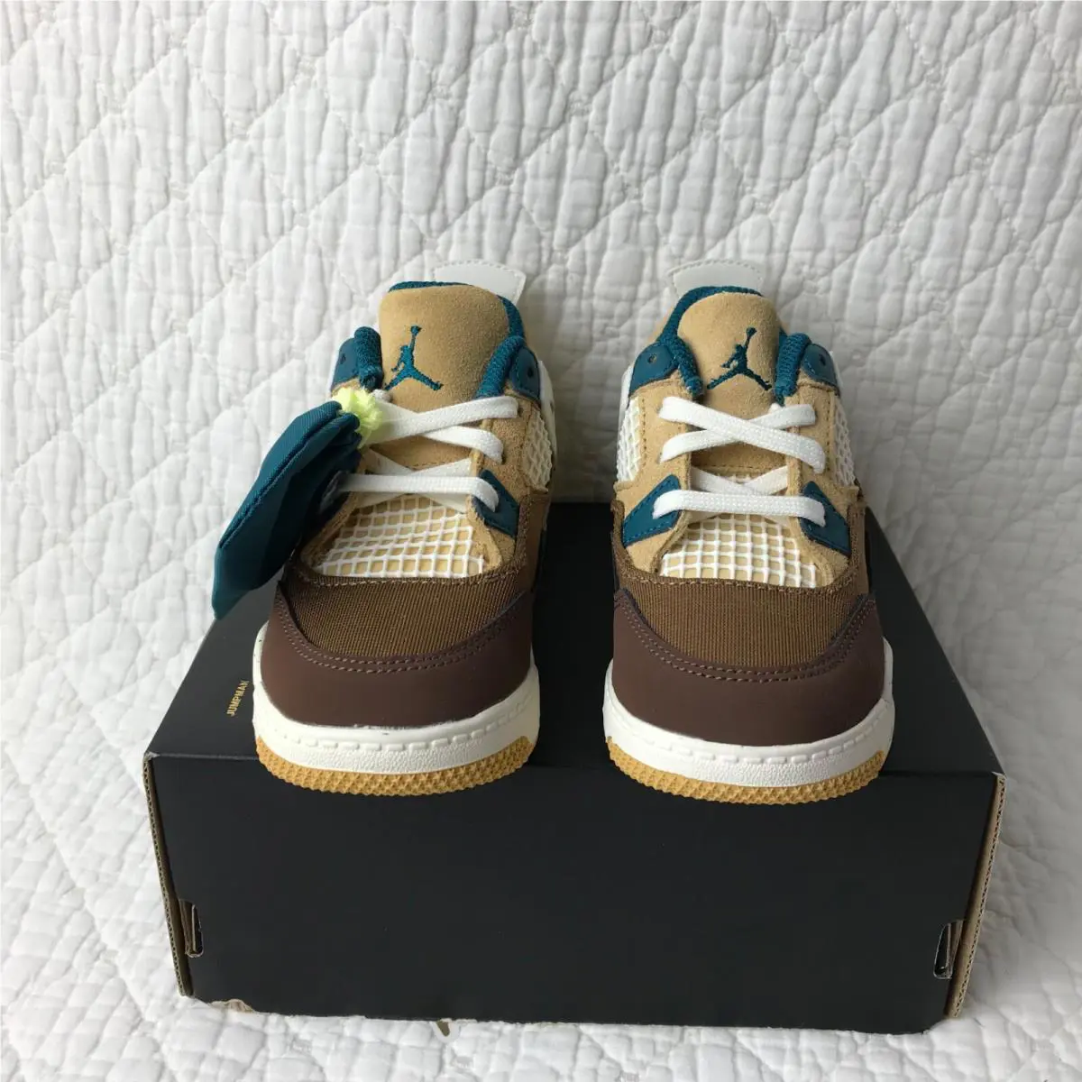 Nike shoes - Air Jordan 4 - Air - FB2215-200 - Cacao Wow/Geode Teal 3