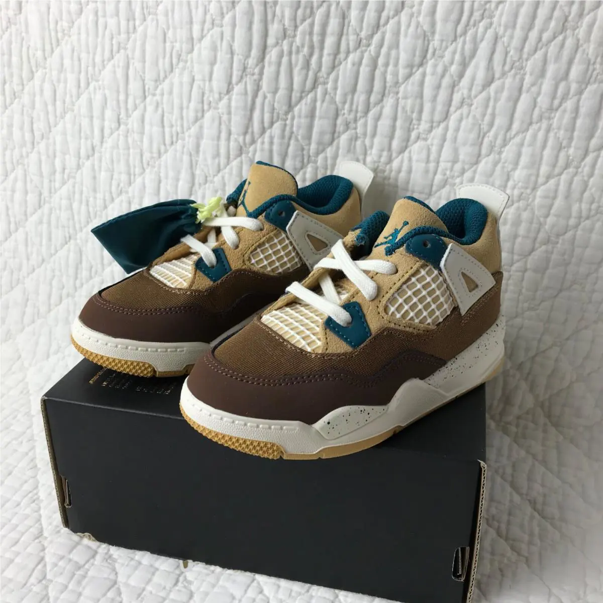 Nike shoes - Air Jordan 4 - Air - FB2215-200 - Cacao Wow/Geode Teal 5
