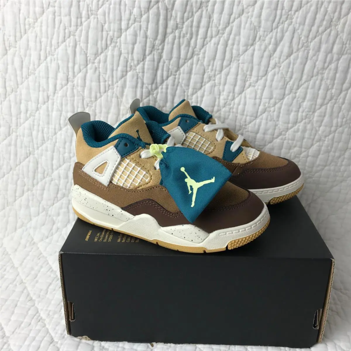 Nike shoes - Air Jordan 4 - Air - FB2215-200 - Cacao Wow/Geode Teal 6