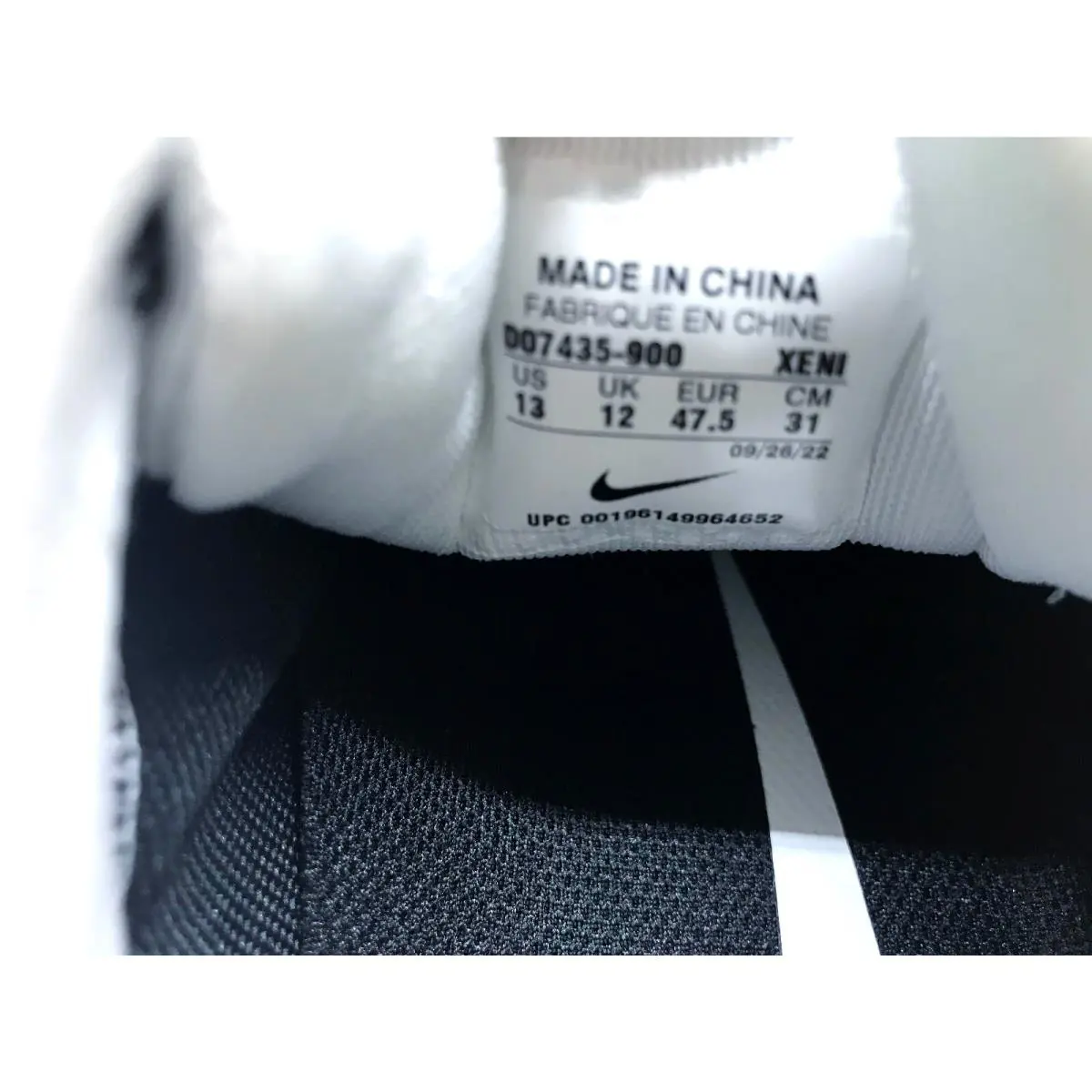 Nike shoes - Nike Air Zoom Pegasus 39 - DO7435-900 - Black (UPC: 196149964652) 3
